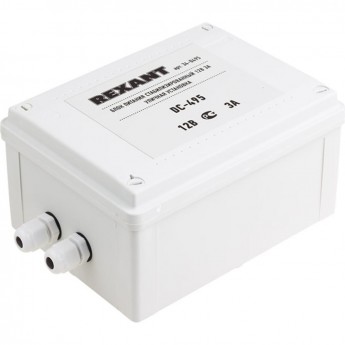 Блок питания стабилизированный REXANT DC-495 12В 3А уличная установка