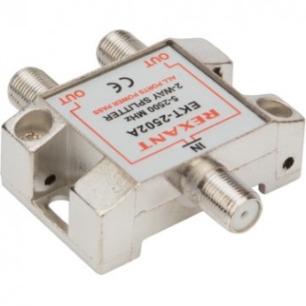 Делитель спутниковый REXANT F-типа на 2 TV 5-2500 МГц