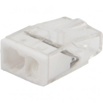 Экспресс-клемма REXANT СМК 2273-202, 2-проводная 0.5-2.5 мм², прозрачная (100 шт./уп.)