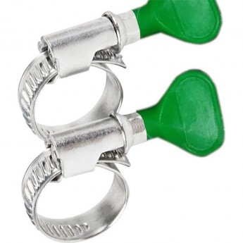 Хомут червячный REXANT 40-60-0,7 мм, с ключом W (упак. 25 шт)