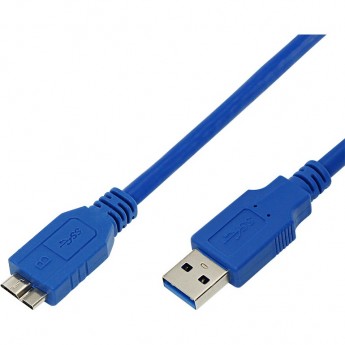 Кабель micro REXANT USB-A 3.0 - USB 3.0 синий 3 метра (PE пакет)
