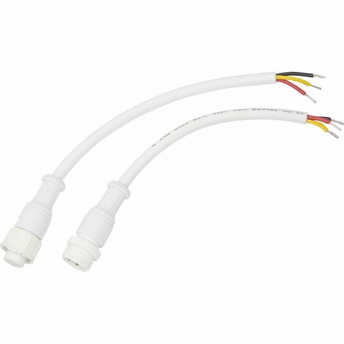 Кабель REXANT 3pin соединительный герметичный 3х0.5мм² белый 11-9530