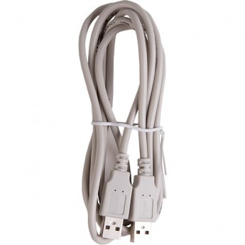 Кабель USB REXANT (штекер USB A - штекер USB A) 1.8 метра, серый