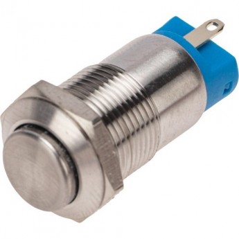 Кнопка антивандальная REXANT A12-B2 Ø12 Б/Фикс (2с) OFF-(ON) выпуклая