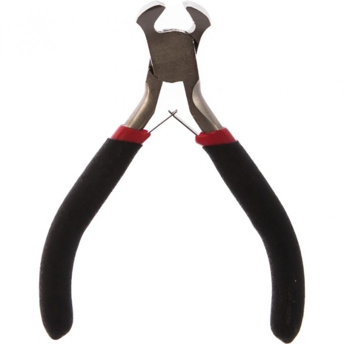 Кусачки торцевые REXANT мини 100 мм никелированные, авторазжим, обливные рукоятки 12-4605