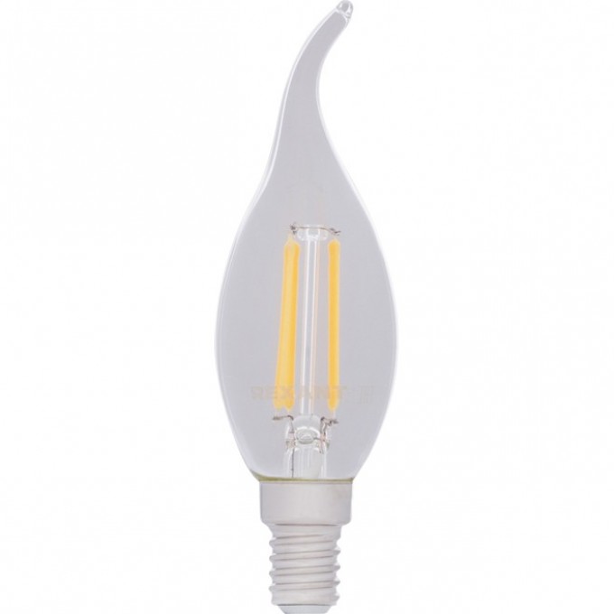 Лампа филаментная REXANT CN37 7.5 Вт 4000K E14 диммируемая 604-106