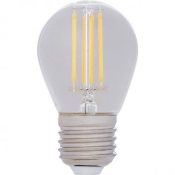 Лампа филаментная REXANT GL45 7.5 Вт 2700K E27 прозрачная колба