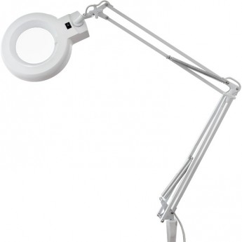 Лупа с подсветкой REXANT 3D круглая на струбцине