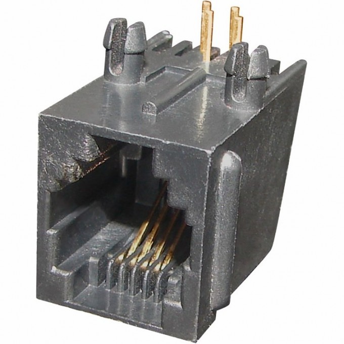 Модуль REXANT KEYSTONE JACK RJ-12(6P4C) FTP экранированный на плату 05-1113
