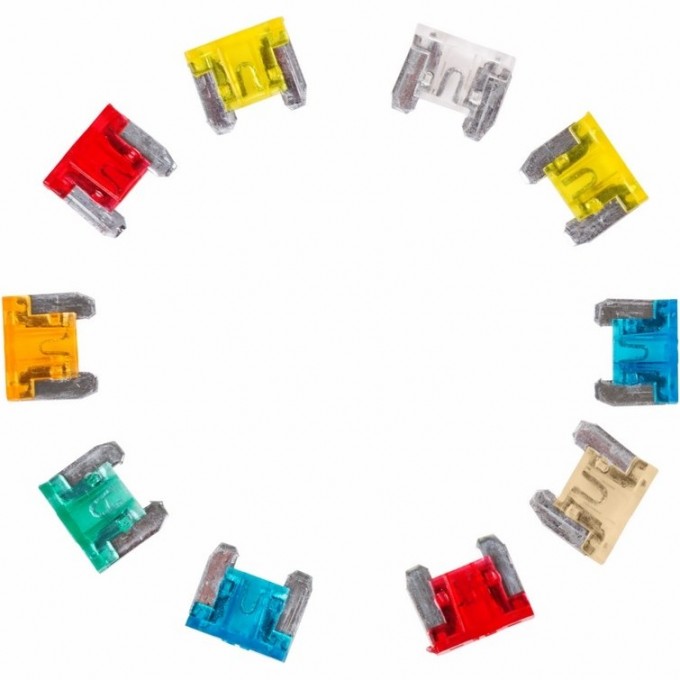 Набор автомобильных предохранителей REXANT KOREA микро 80-7125