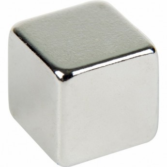 Неодимовый магнит куб REXANT 8х8х8 мм сцепление 3.7 кг, 4 шт.