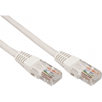 Патч-корд REXANT U/UTP 5e, RJ45-RJ45, неэкранированный, 26AWG, LSZH, серый, 5 м