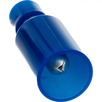 Разъем штекерный REXANT полностью изолированный штекер 4 мм 1.5-2.5 мм² (РШПи-п 2.5-4/РшИпп 2-5-4) синий