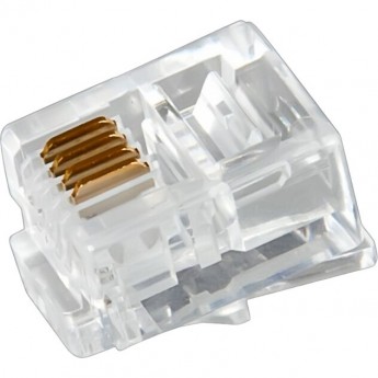 Разъем телефонный REXANT UTP RJ-14(6P4C), CAT 3 Разъем телефонный REXANT UTP RJ-14(6P4C), CAT 3