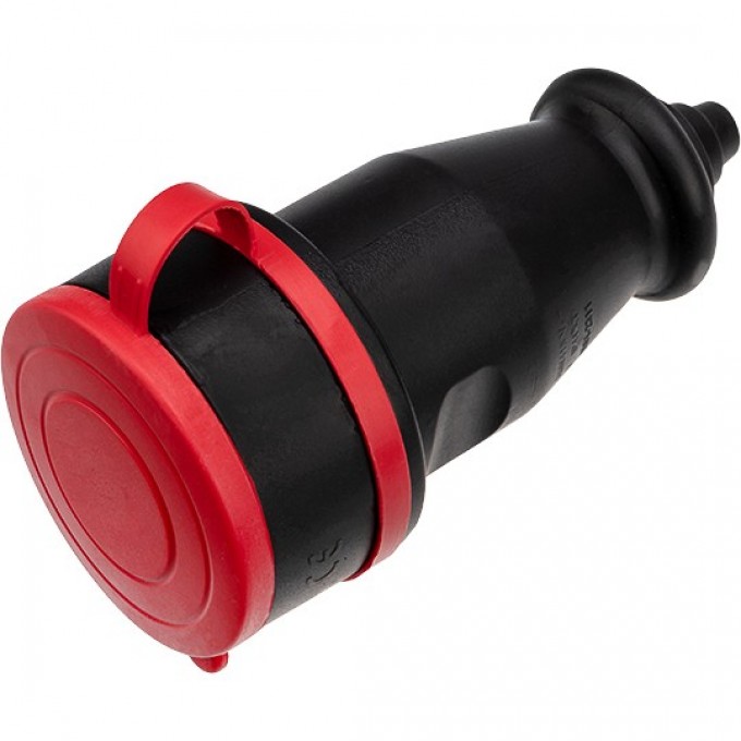 Розетка переносная REXANT 3Р+РЕ 32 А каучук с крышкой 111-012