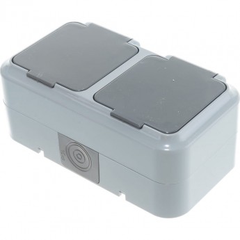 Розетка REXANT IP54 штепсельная двухместная с заземлением 16 А