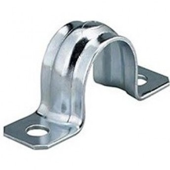 Скоба REXANT СМД 14-15 двухлапковая для металлорукава 10 мм, 100 шт.