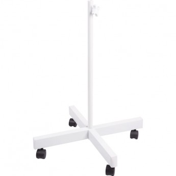 Стойка REXANT напольная мобильная для луп с подсветкой четырехлучевая белая