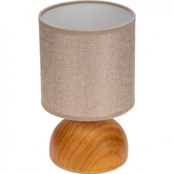 Светильник декоративный настольный REXANT ФОРТЕ, основание под дерево, бежевый абажур, Е27, 60Вт