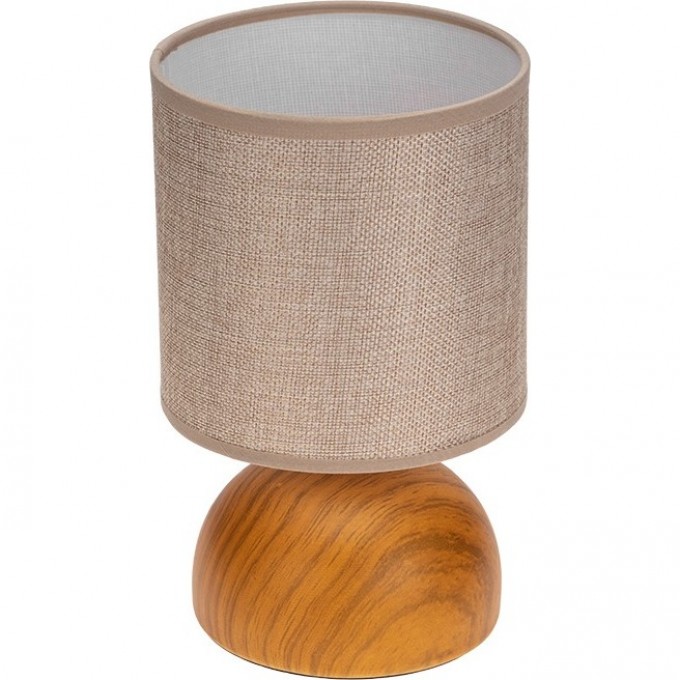 Светильник декоративный настольный REXANT ФОРТЕ, основание под дерево, бежевый абажур, Е27, 60Вт 603-1028