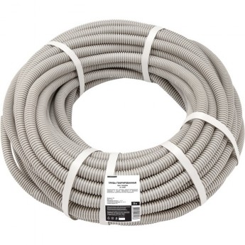 Труба гофрированная REXANT ПВХ с зондом, ø16мм (бухта 25 м/уп) Труба гофрированная REXANT ПВХ с зондом, ø16мм (бухта 25 м/уп)