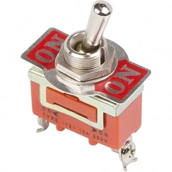Тумблер REXANT KN-102, 250V 15А (3c) ON-ON однополюсный