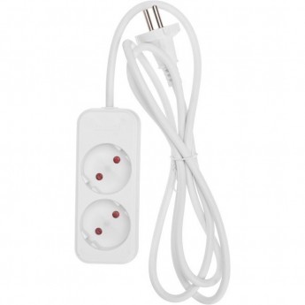 Удлинитель REXANT STANDARD 2 гнезда, 1,5м, 2х1,0мм², б/з, белый Удлинитель REXANT STANDARD 2 гнезда, 1,5м, 2х1,0мм², б/з, белый