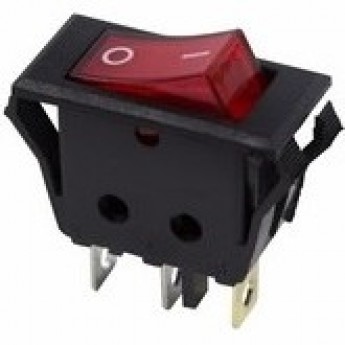 Выключатель клавишный REXANT RWB-413 15А красный с подсветкой