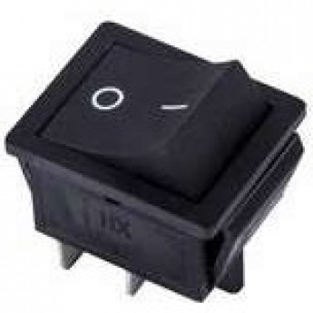 Выключатель клавишный REXANT RWB-501 15А черный б/фикс